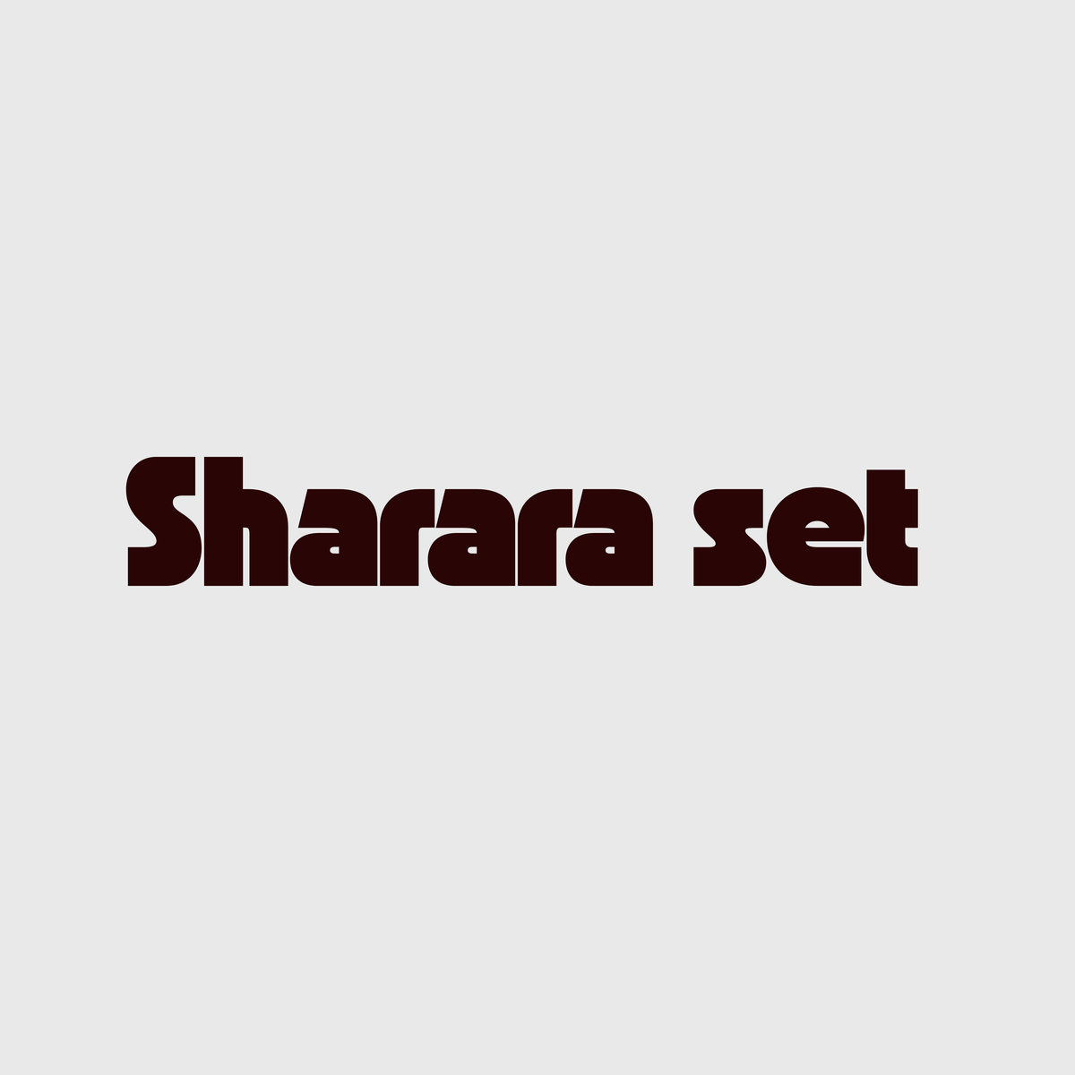 Sharara set