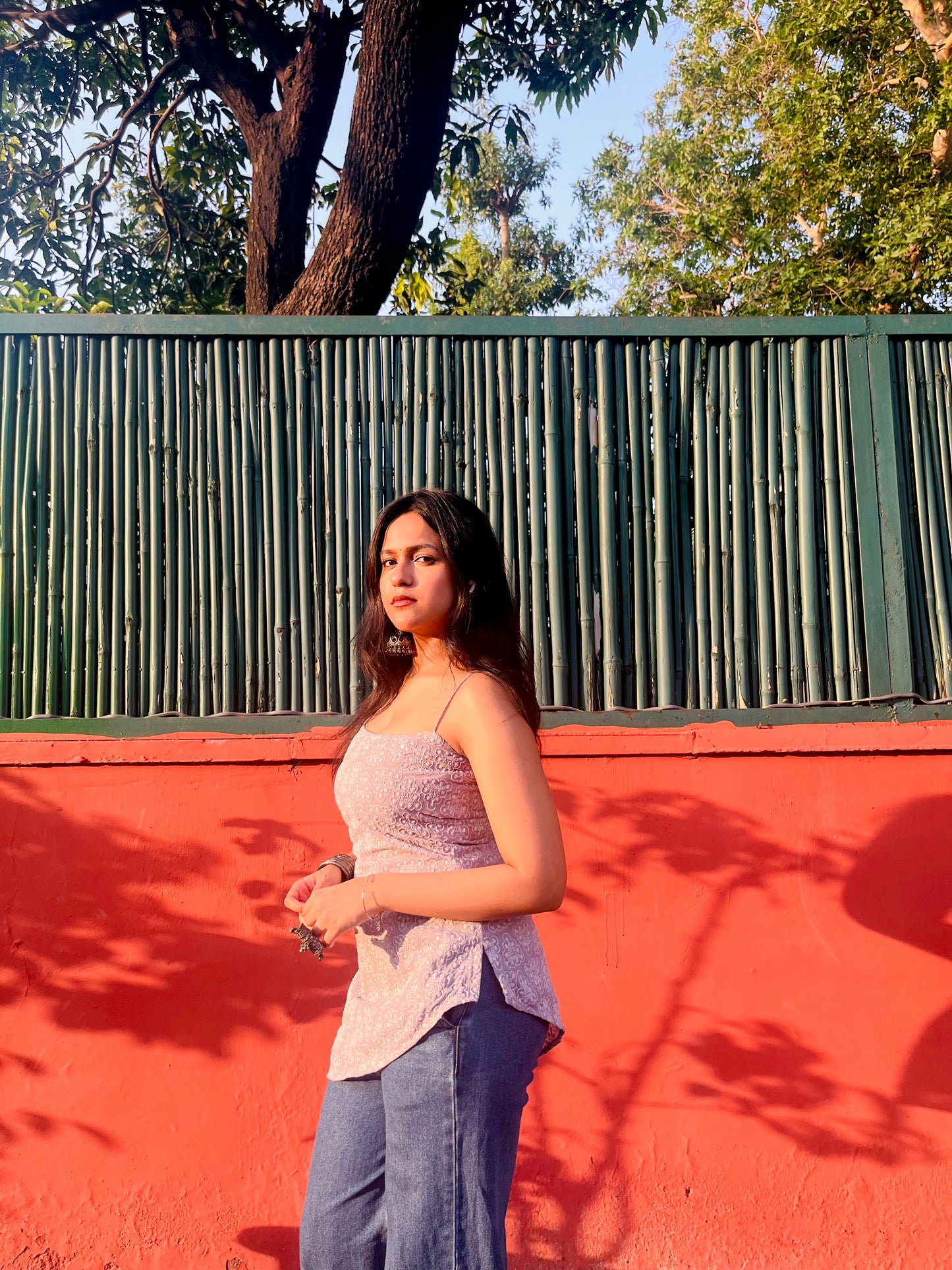 Grey asymmetrical kurti