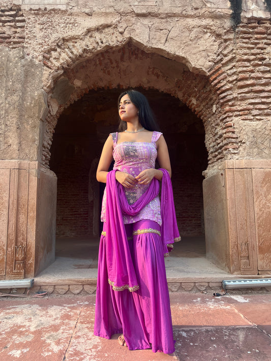 Purple kurti