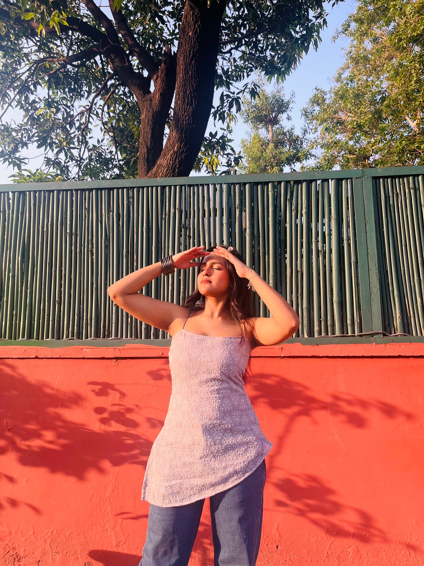 Grey asymmetrical kurti