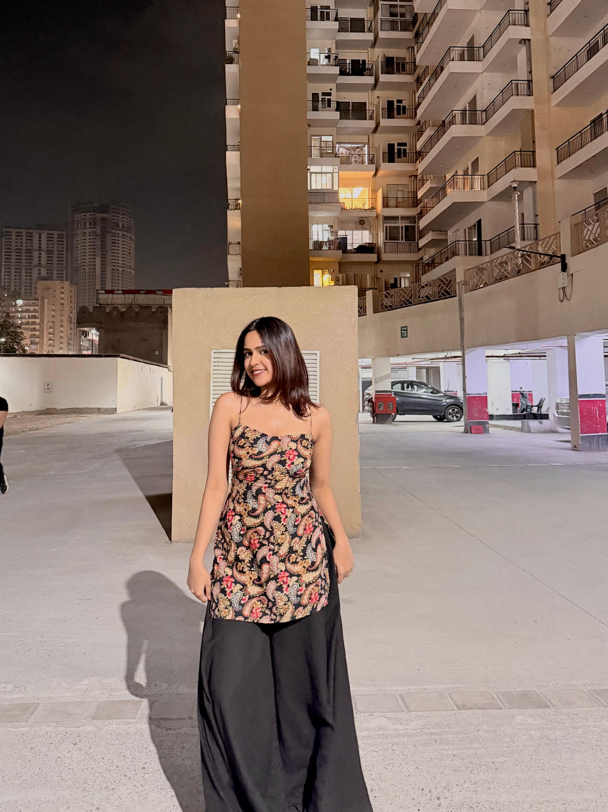Black sharara set