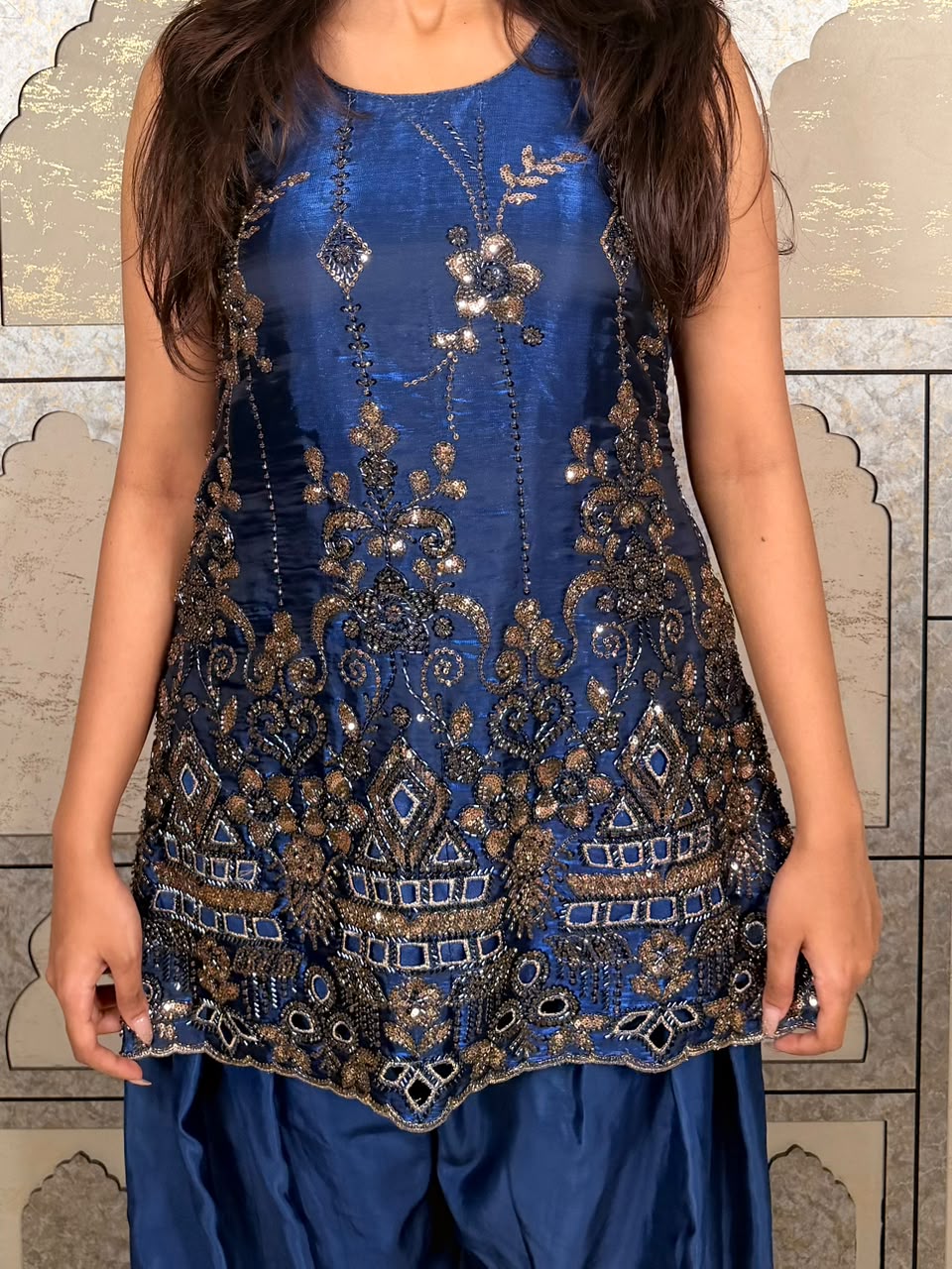 Midnight bloom farshi set