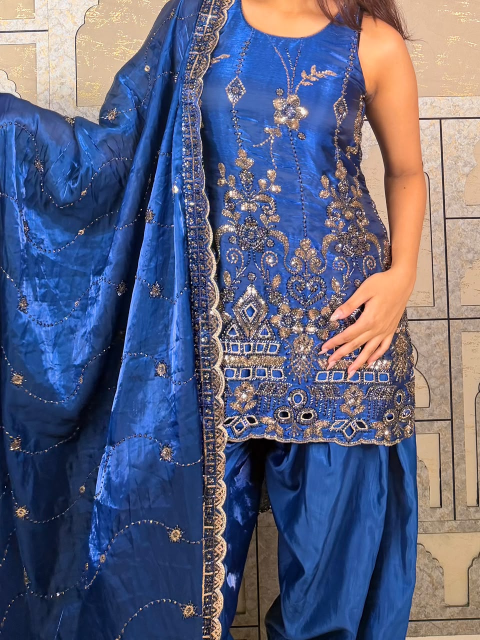 Midnight bloom farshi set